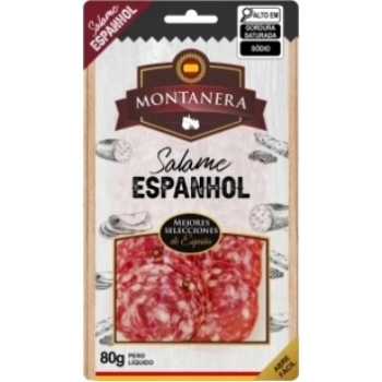 SALAME ESPANHOL FATIADO MONTANERA 80G