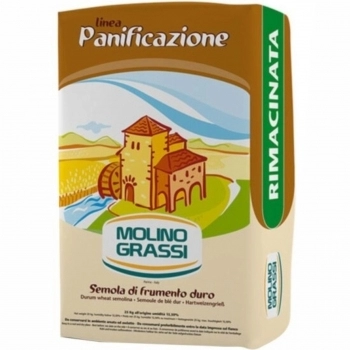 FARINHA SEMOLA RIMACINATA "MOLINO GRASSI" SC 25KG