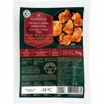 SOBRECOXA CONGELADA FRANGO CAIPIRA VILLA GERMANIA 750G(CX 12KG)P.FIXO