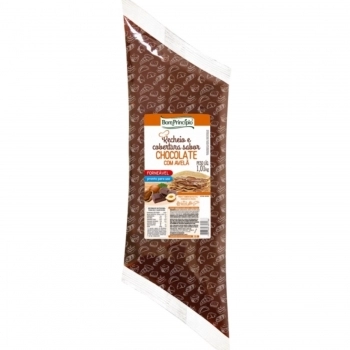RECHEIO E COBERTURA DE CHOCOLATE COM AVELA BOM PRINCIPIO 1,01KG