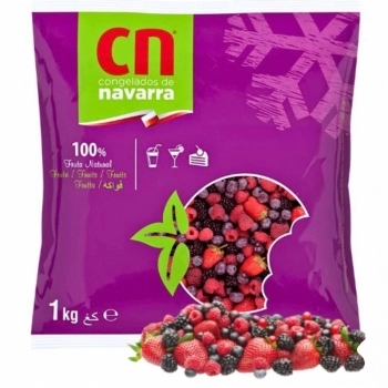 MIX FRUTAS VERMELHAS CONGELADAS IQF NAVARRA 1KG