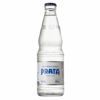AGUA MINERAL SEM GAS PRATA 300ML VIDRO PACK 12UND