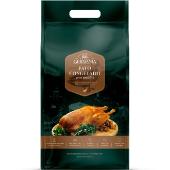 PATO INTEIRO COM MIUDOS CONGELADO VILLA GERMANIA PC 2,5KG (CX 15KG)P.VARIAVEL