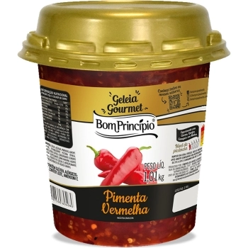 GELEIA DE PIMENTA VERMELHA BOM PRINCÍPIO 1,01KG