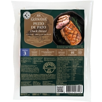 PEITO DE PATO MAGRET VILLA GERMANIA PC 300G UP (1UND ±300G)(CX 6KG)P.VARIAVEL