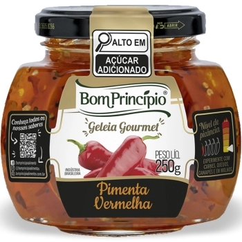 GELEIA DE PIMENTA VERMELHA BOM PRINCÍPIO 250G
