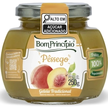 GELEIA DE PESSEGO BOM PRINCIPIO 250G